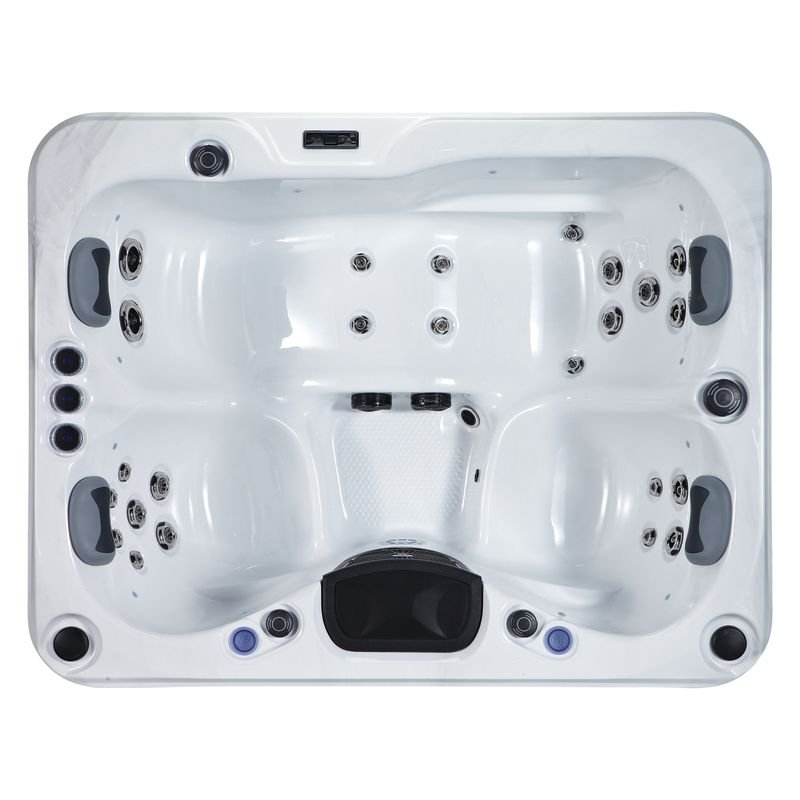 Tahiti 3 Seater 13amp Hot Tub with Lounger 2.13 x 1.65m 1 Tahiti 3 Seater 13amp Hot Tub with Lounger 2.13 x 1.65m