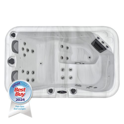 Dual Lounger+ 3 Seater Hot Tub