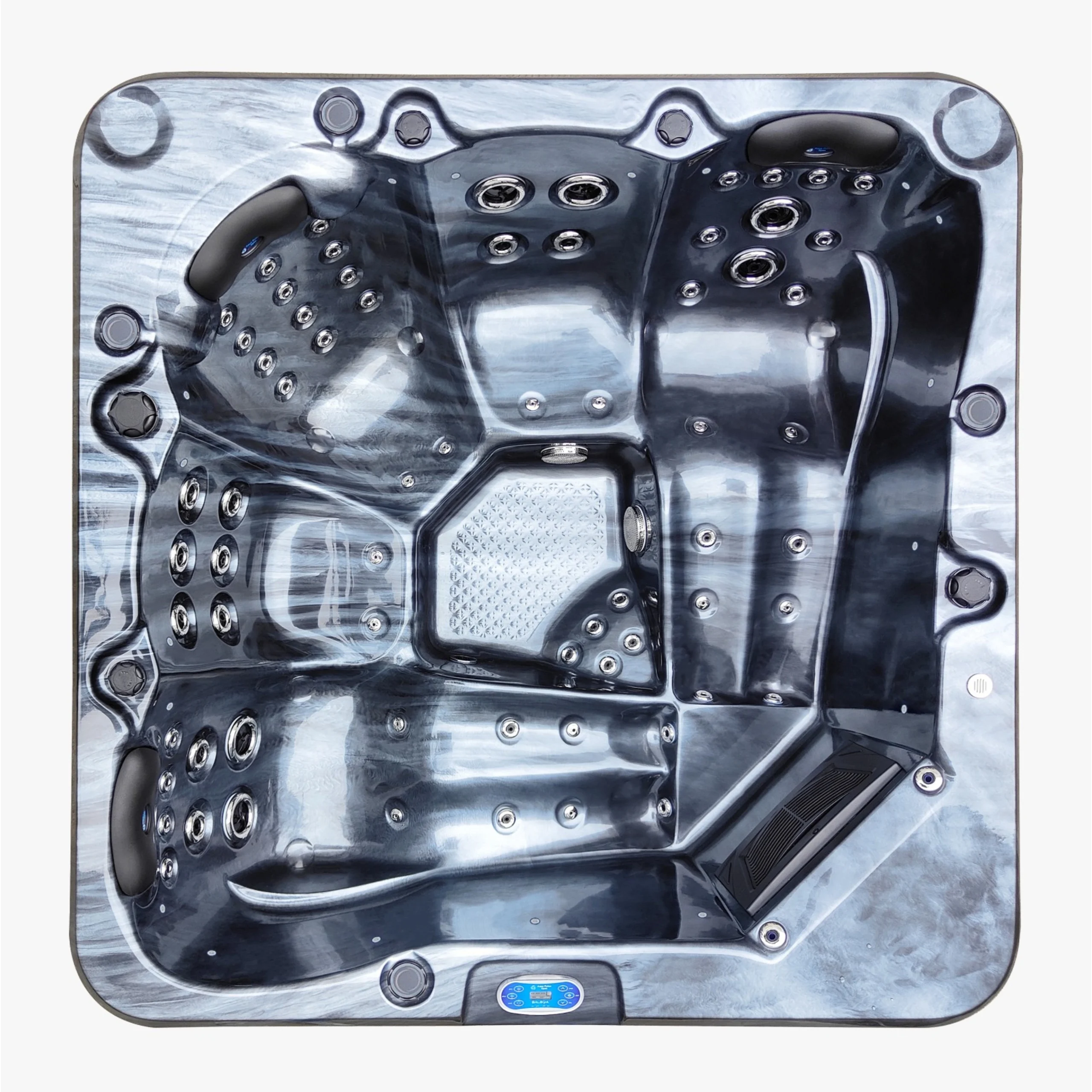 Palm Spas Happy Luxury Hot Tub 5 Seat With Twin Lounger Hot Tub With Balboa Controls And Heater 6 Palm Spas Happy Luxury Hot Tub 5 Seat With Twin Lounger Hot Tub With Balboa Controls And Heater - Image 6