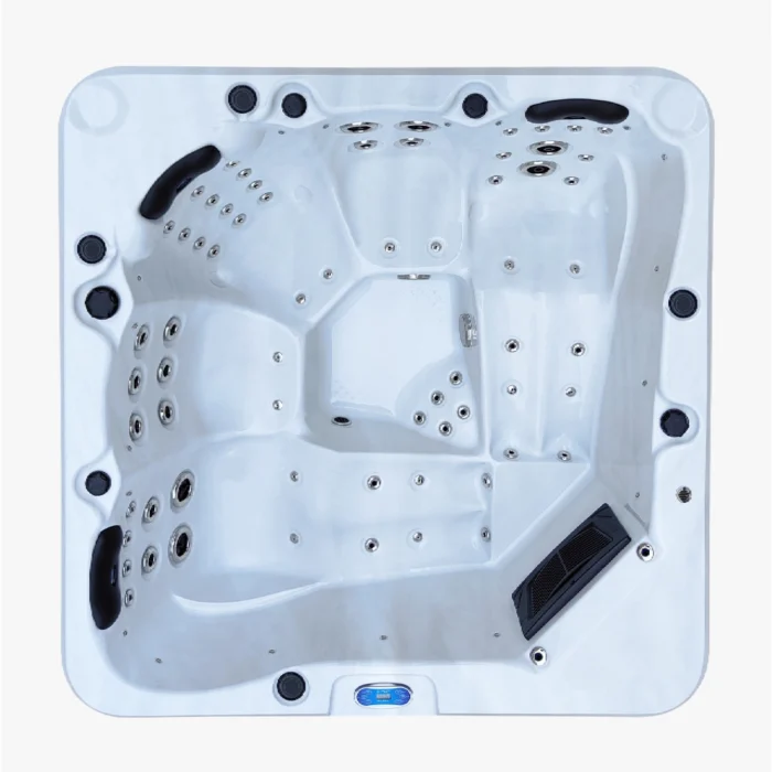 Palm Spas Happy Luxury Hot Tub 5 Seat With Twin Lounger Hot Tub With Balboa Controls And Heater 8 Happy Luxury
