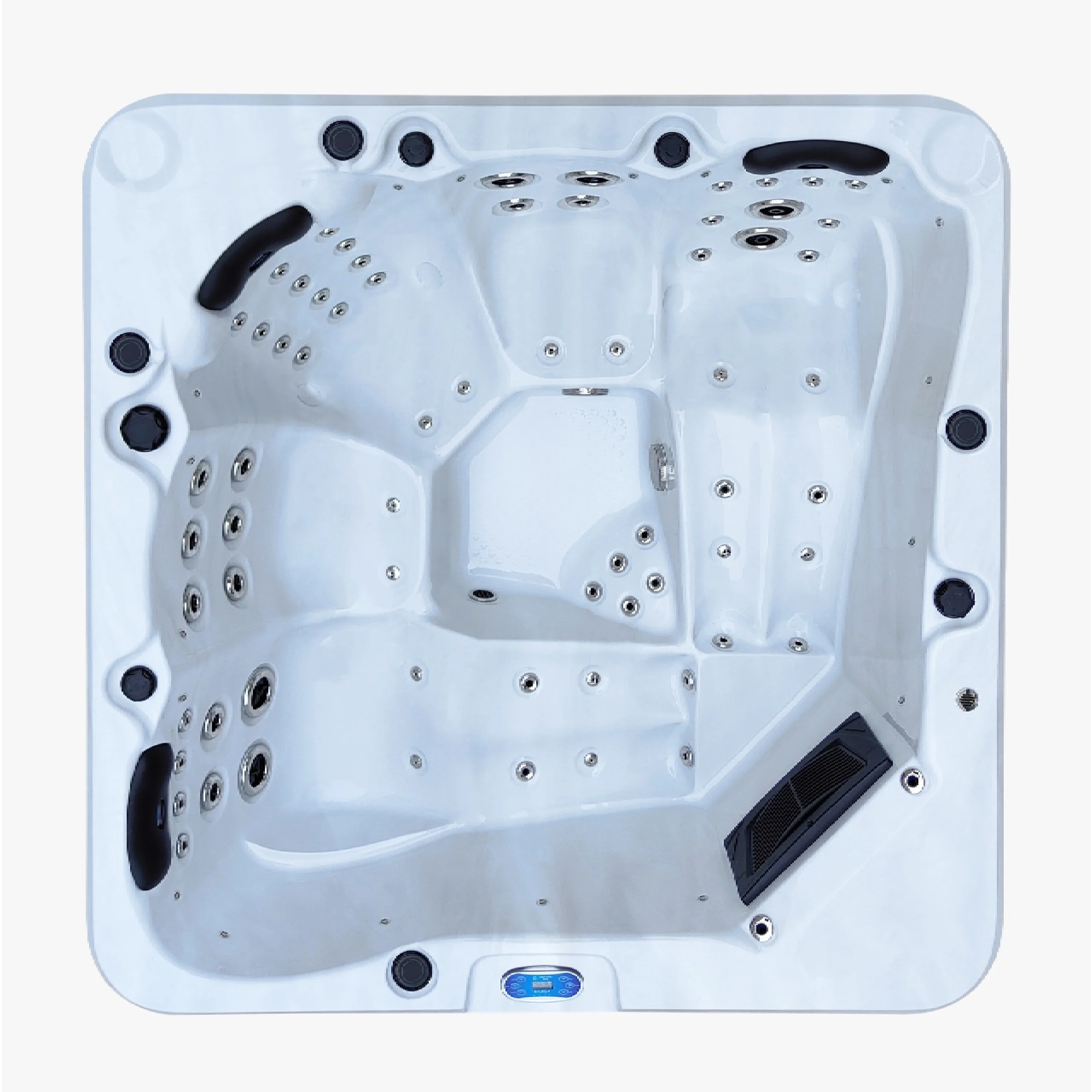 Palm Spas Happy Luxury Hot Tub 5 Seat With Twin Lounger Hot Tub With Balboa Controls And Heater 1 Palm Spas Happy Luxury Hot Tub 5 Seat With Twin Lounger Hot Tub With Balboa Controls And Heater
